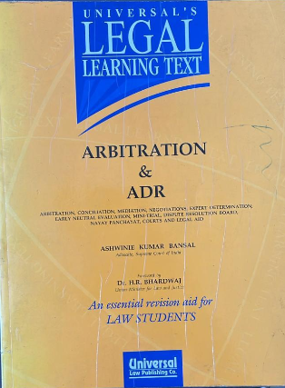Arbitration & ADR (Universal's Legal Learning Text)